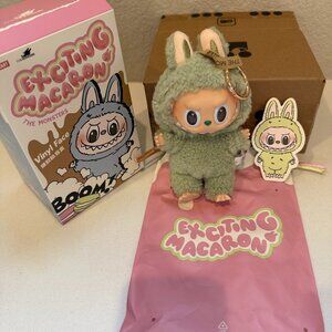Labubu- The Mosters Exciting Macaron Labubu Green Grape